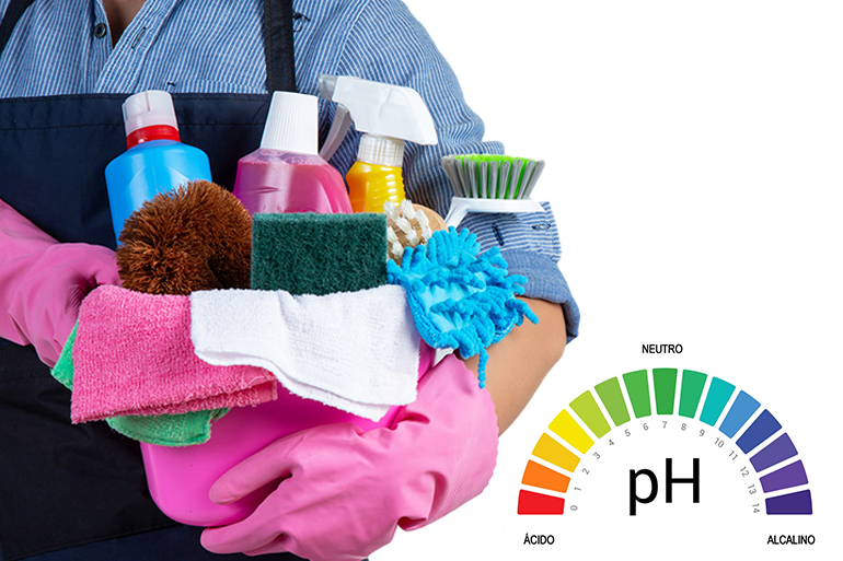 pH productos limpiadores Arumes